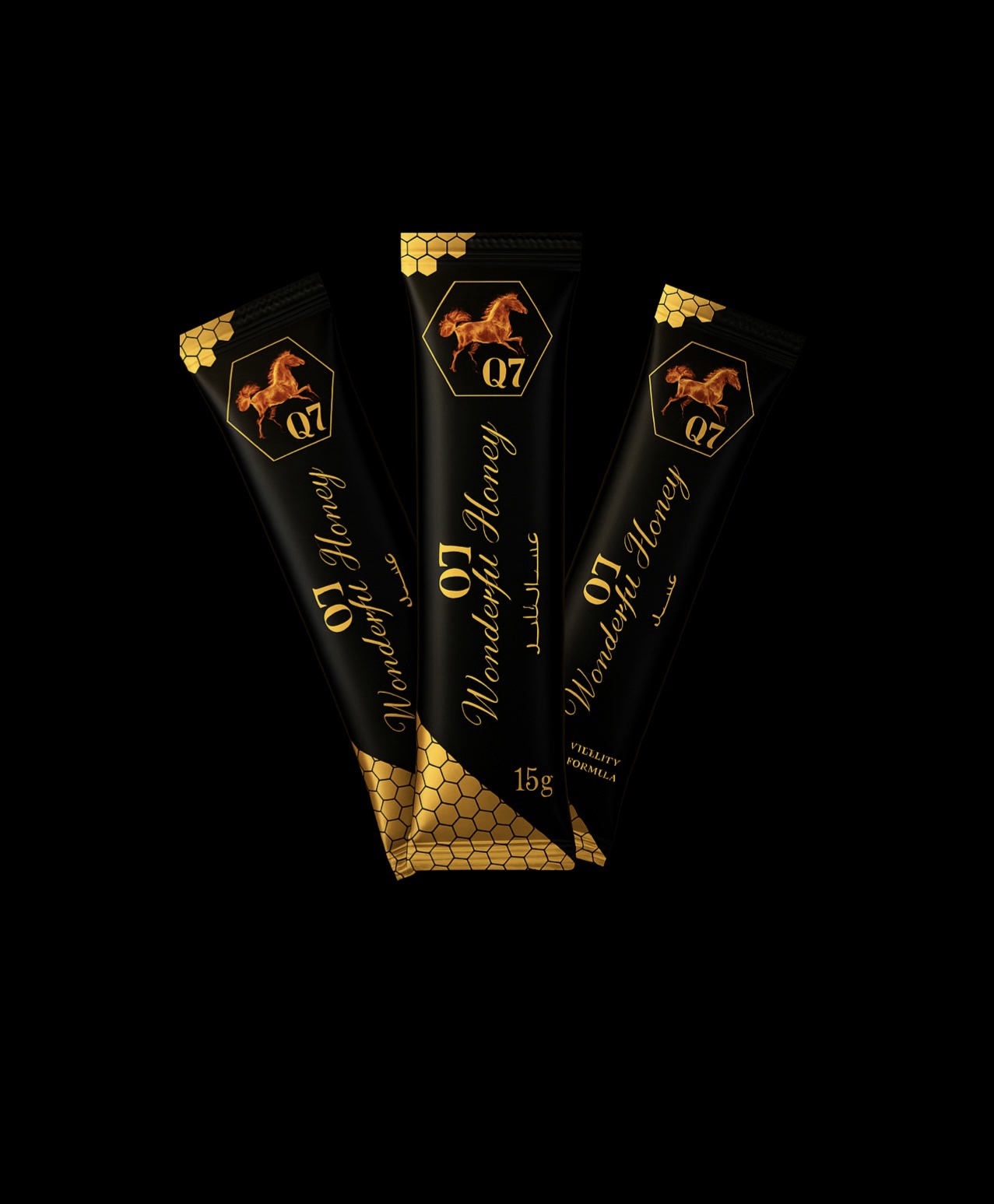 Miel aphrodisiaque 3 stick de Q7 (Fort)
